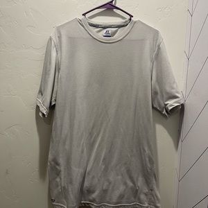 White Russell Athletic Tee